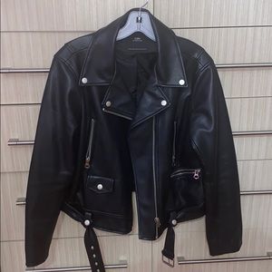 Women’s Faux Leather Biker Jacket